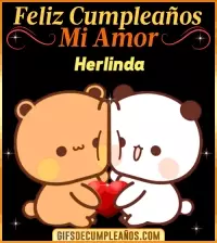 GIF Feliz Cumpleaños mi Amor Herlinda